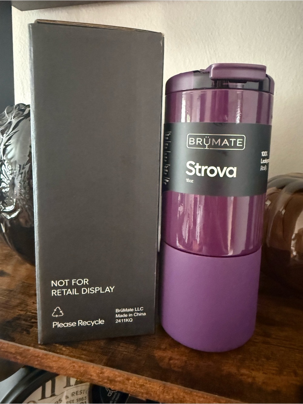 BrüMate Strove Travel Mug - Plum